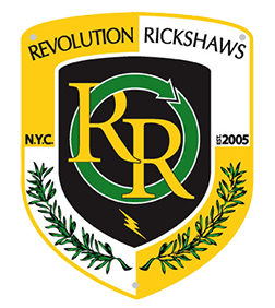 Revolution Rickshaws Sheild Logo